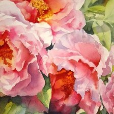 Схема вышивки «Цветочные акварели Jean-Claude Papeix № 1»