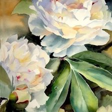 Схема вышивки «Цветочные акварели Jean-Claude Papeix № 3»