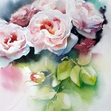 Схема вышивки «Цветочные акварели Jean-Claude Papeix № 4»