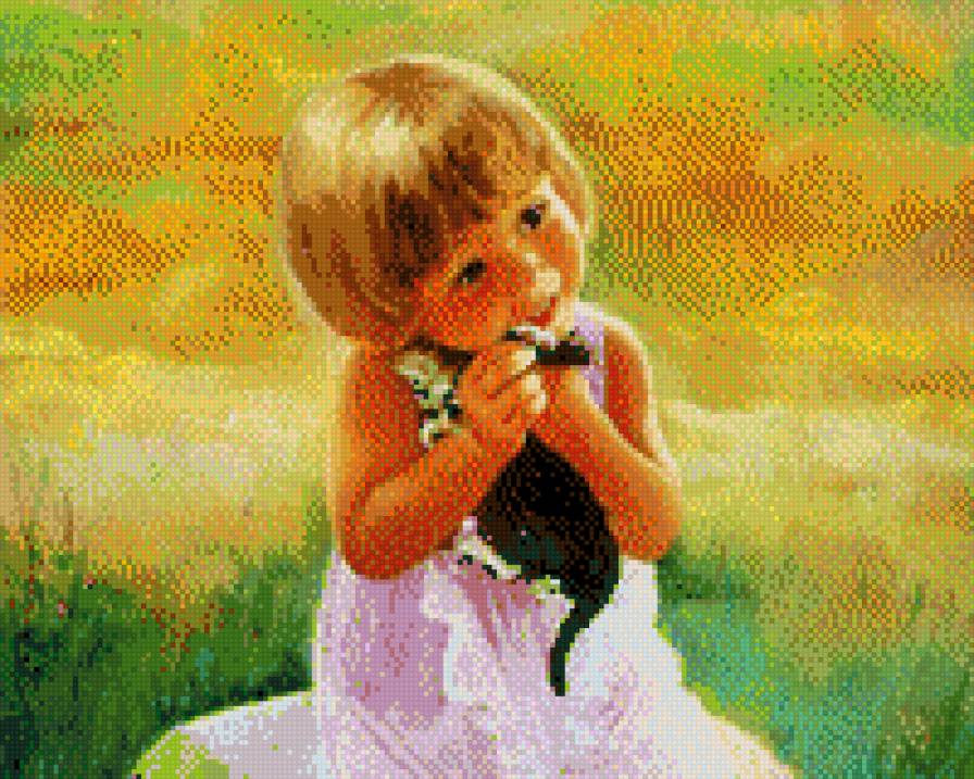 Девочка - детки - предпросмотр