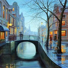 Схема вышивки «дождь»