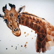 Схема вышивки «жираф»