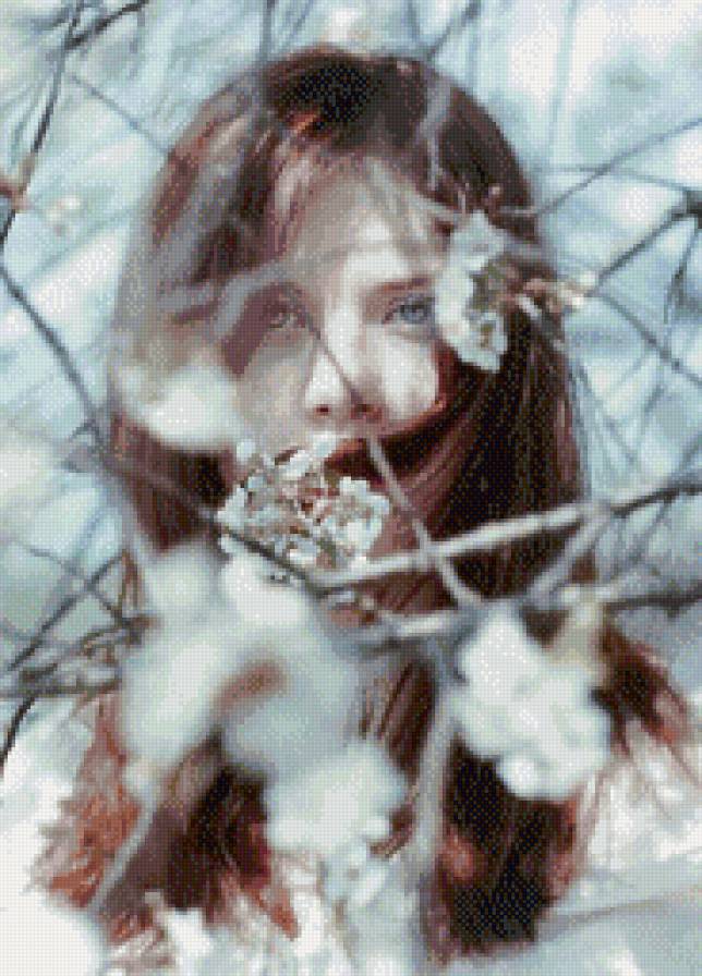 Диптих "Кай и Герда" часть 1 - кай, девушка, герда, снежная королева, пара, мужчина, диптих - предпросмотр