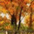 Предпросмотр схемы вышивки «осень в парке» (№1016295)