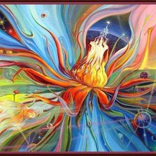 Схема вышивки «Картина,исполняющая желания»