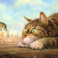 Схема вышивки «Летающий лягушонок»