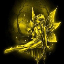 Схема вышивки «маленькая фея»