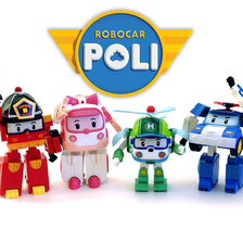 Схема вышивки «Поли Робокар и друзья»