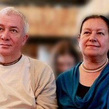 Схема вышивки «Чайтанья Чандра Чаран  с женой»