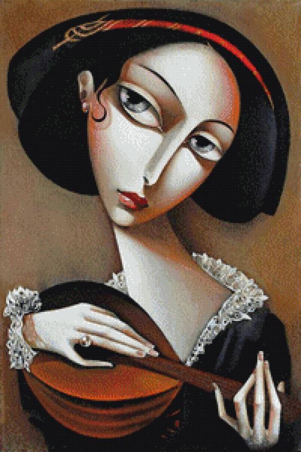 девушка - портрет, девушка, романтика - предпросмотр