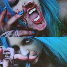 Схема вышивки «Презрение»