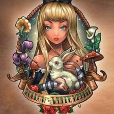 Схема вышивки «Alicia»