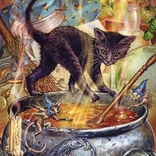 Схема вышивки «маленькие чародеи»