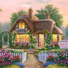Схема вышивки «дом моей мечты»
