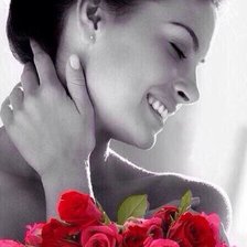 Схема вышивки «Девушка»