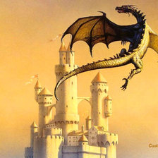 Схема вышивки «дракон»