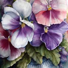 цветочная акварель 2