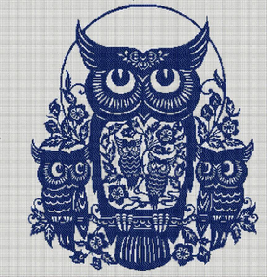 совы - совы, семь сов - предпросмотр