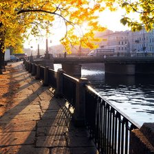 Схема вышивки «Осень в Питере»