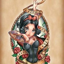 Схема вышивки «blancanieves»