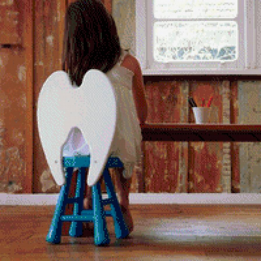 №1018688 - дети, девочка, ангел, портрет - предпросмотр