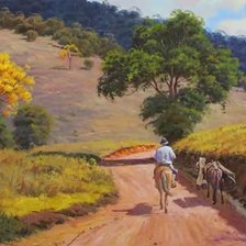 Схема вышивки «Paseo por la campiña»