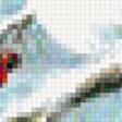 Предпросмотр схемы вышивки «снегир» (№1019002)
