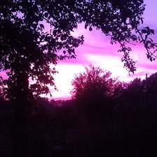 Схема вышивки «Закат»