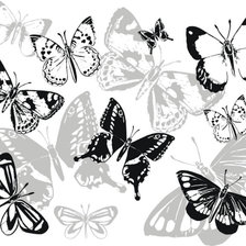 Схема вышивки «Бабочки»