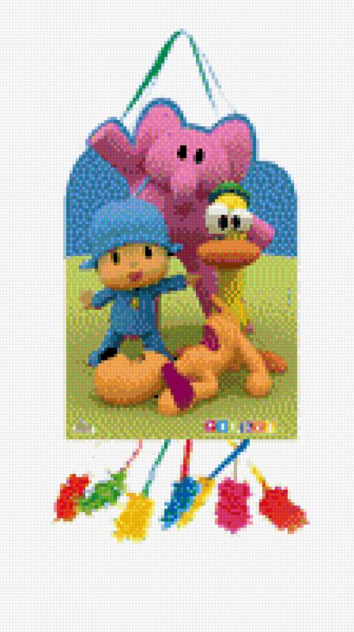 piñata pocoyo and friends - предпросмотр