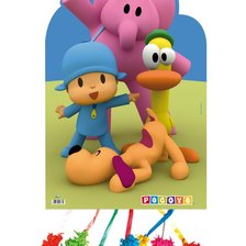 Схема вышивки «piñata pocoyo and friends»