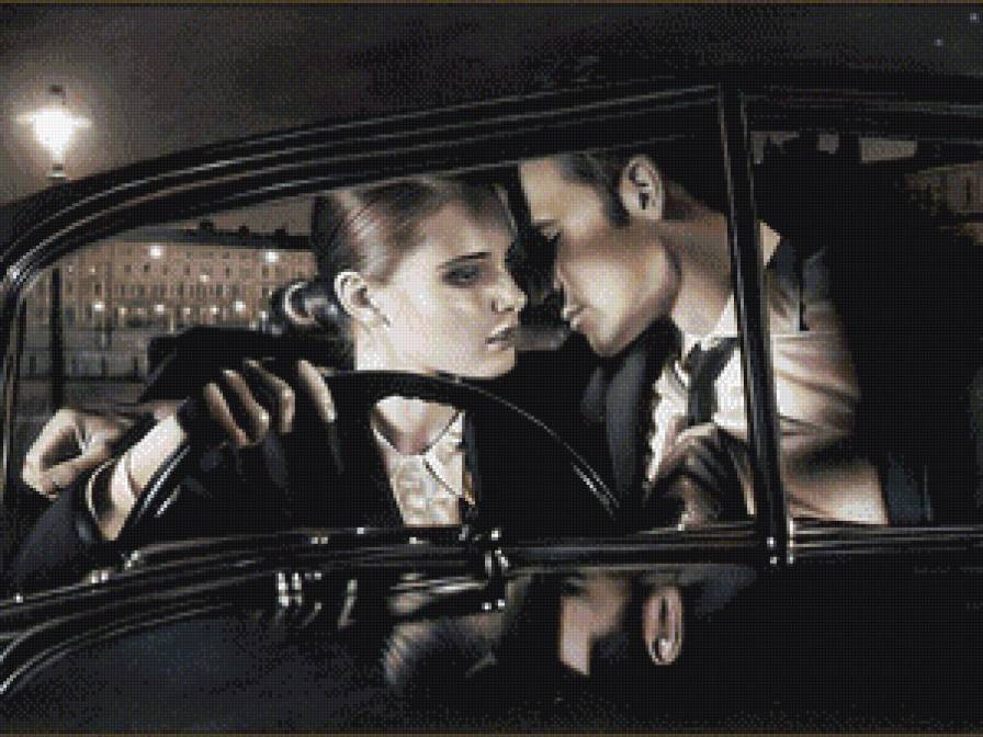 романтика - люди, городской пейзаж, женщина, пара, девушка, романтика, образ - предпросмотр