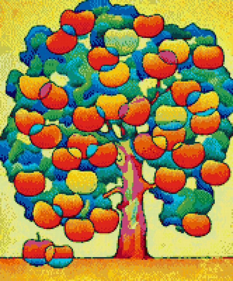 пестрое деревце - красота - предпросмотр