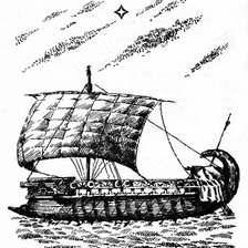 Схема вышивки «море»