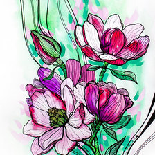 Схема вышивки «графика»