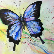 Схема вышивки «бабочка»