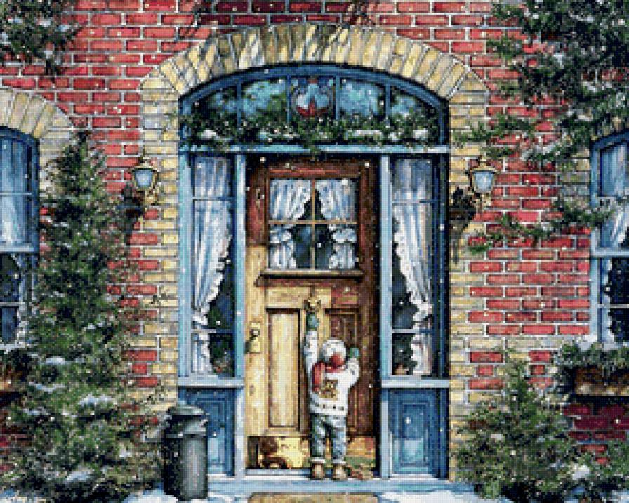 Рождество - рождество, дети, дом, ребенок, праздник - предпросмотр