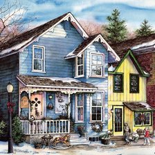 Схема вышивки «Рождество»