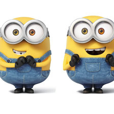 Схема вышивки «миньоны»