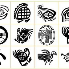 Схема вышивки «dibujos etnicos 6»