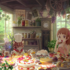 Схема вышивки «аниме»