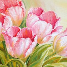 панно тюльпаны