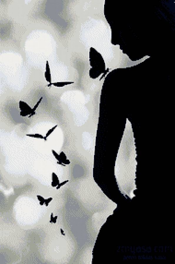 Тело - черно белое, нежность, тело - предпросмотр