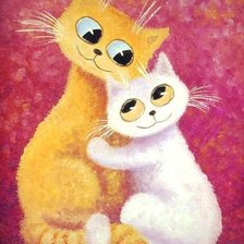 Схема вышивки «Коты. Милота»