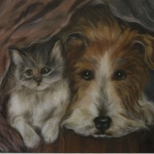 Схема вышивки «друзья»