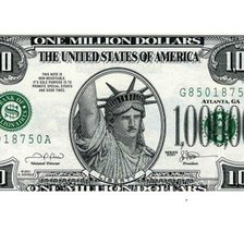 Схема вышивки «миллион долларов»