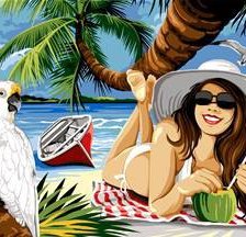 Схема вышивки «Баунти»