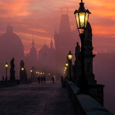 Схема вышивки «Вечер»