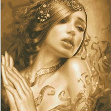 Схема вышивки «серия ,,женщины"»