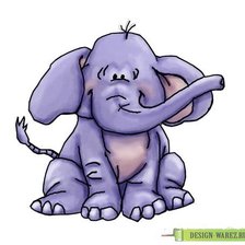 Схема вышивки «слоник»